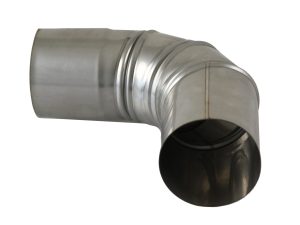 Lämmittimen savupiipun jatkopala säädettävällä kulmalla